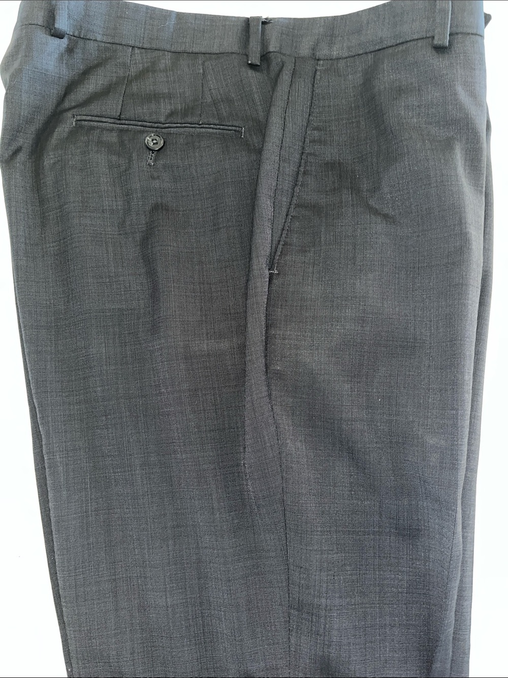 Samuelsohn Men’s Dress Pants in Charcoal Gray GUC.